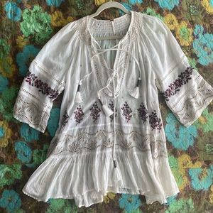 Free People boho blouse